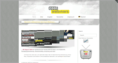 Desktop Screenshot of cool-webinars.com